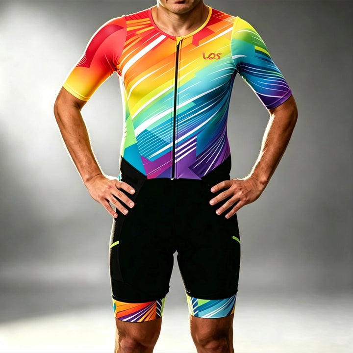 Neon Orange Luminous Trisuit