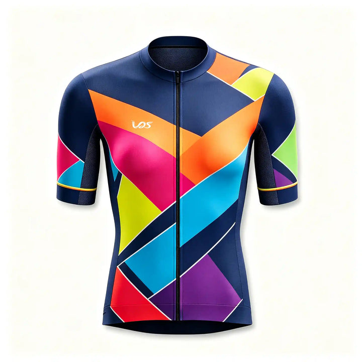 Tropical Neon Seamless Cycling Jersey