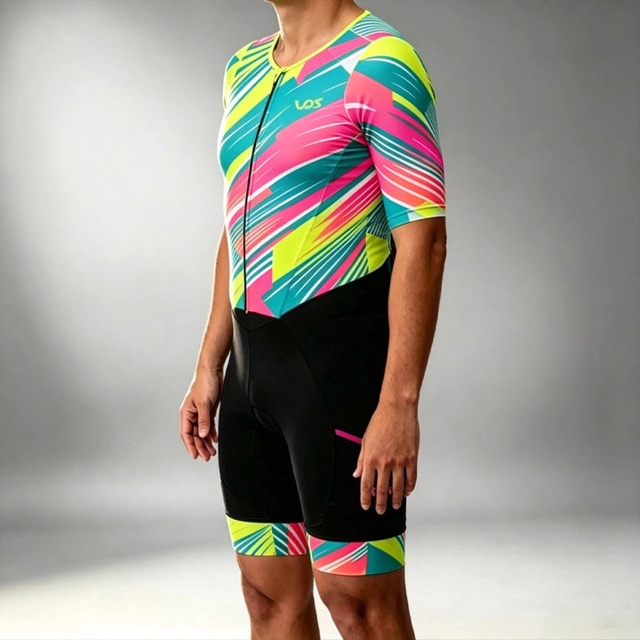 Neon Pink Luminous Trisuit