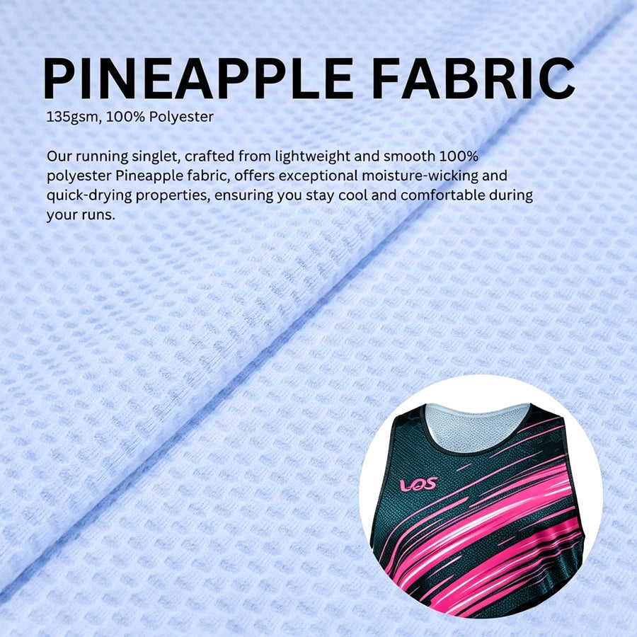 HexaVolt Neon Running Singlet