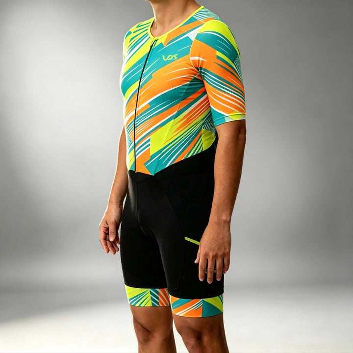 Neon Yellow Luminous Trisuit