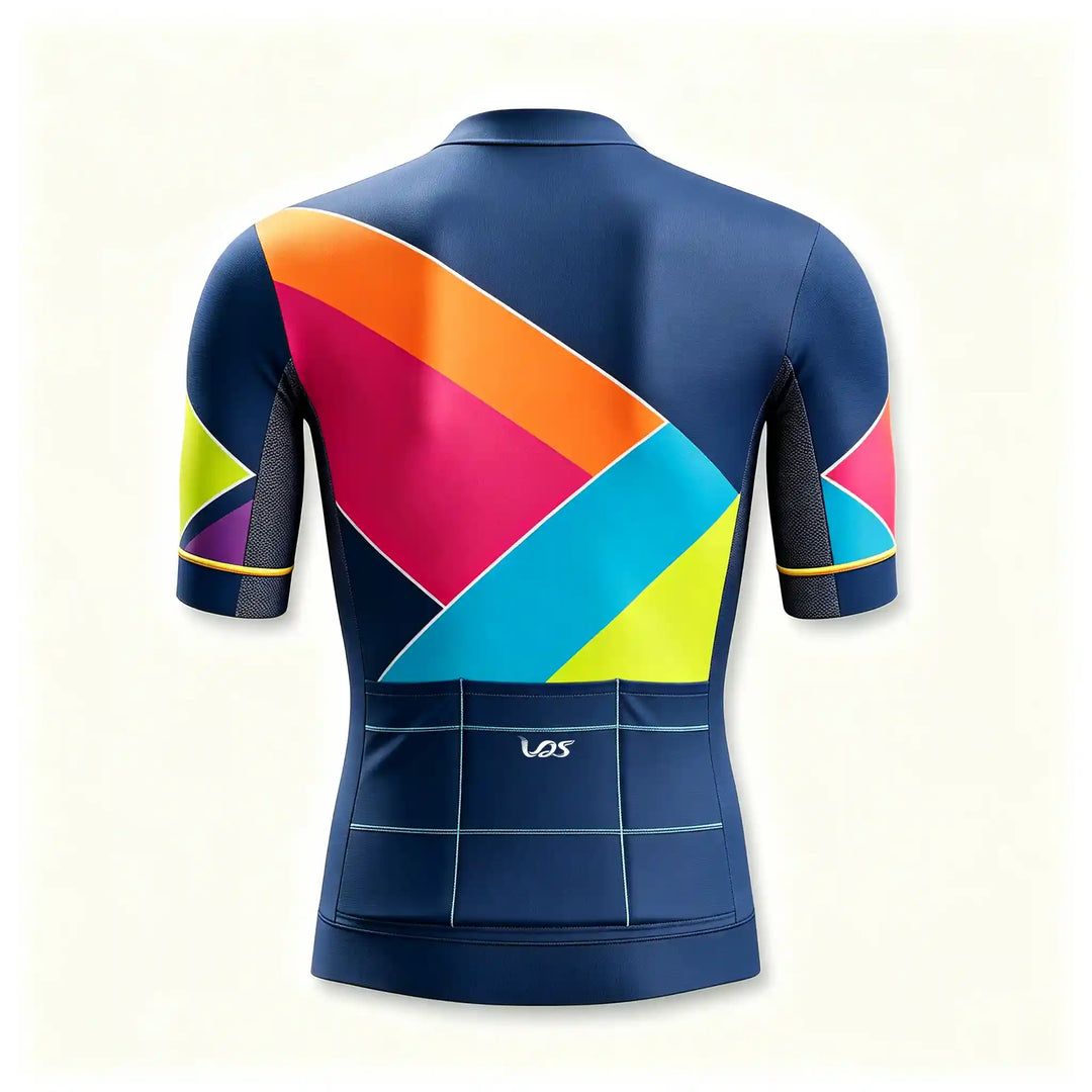 Tropical Neon Seamless Cycling Jersey