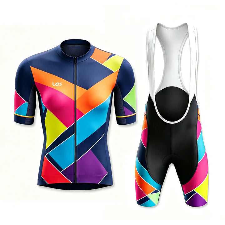 Tropical Neon Seamless Cycling Jersey