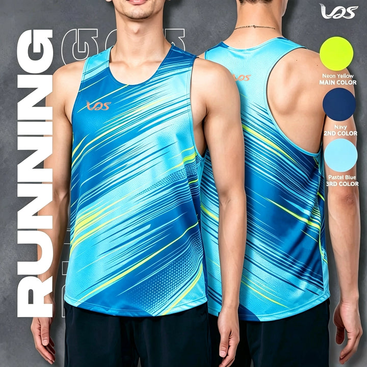 CamoFlash Neon Running Singlet