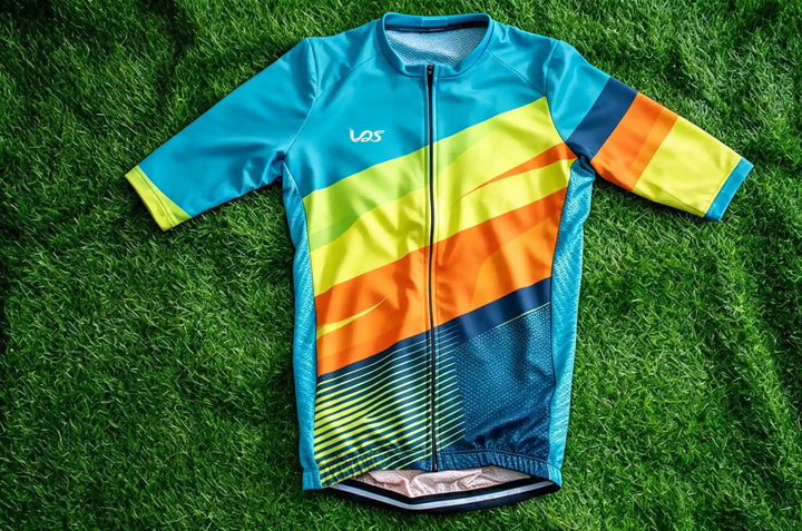Fountain Blue Hybrid Cycling Jersey