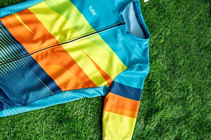 Fountain Blue Hybrid Cycling Jersey