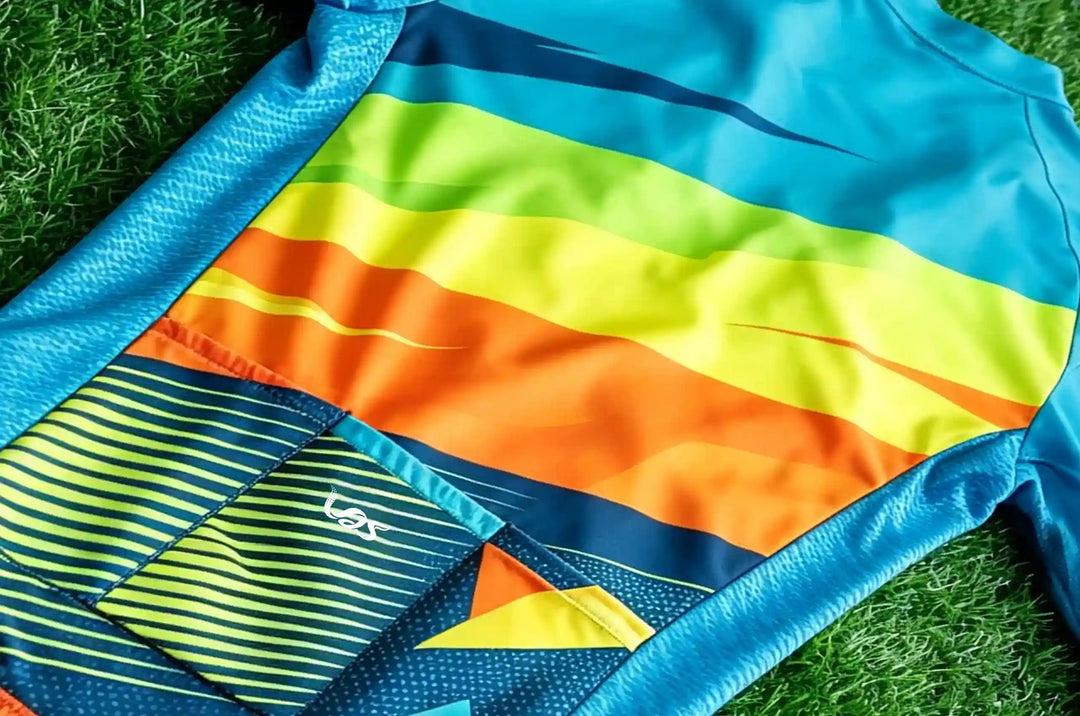 Fountain Blue Hybrid Cycling Jersey