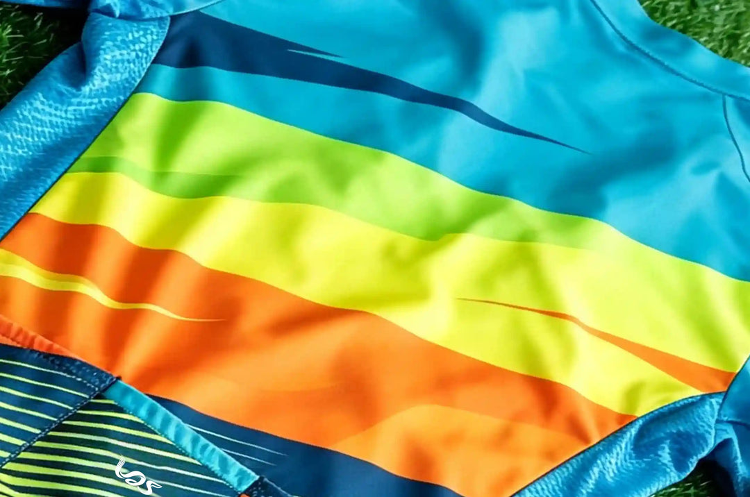 Fountain Blue Hybrid Cycling Jersey