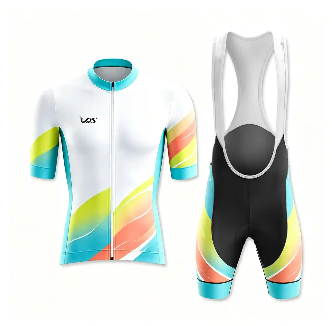 Diamond Pattern Hybrid Cycling Jersey
