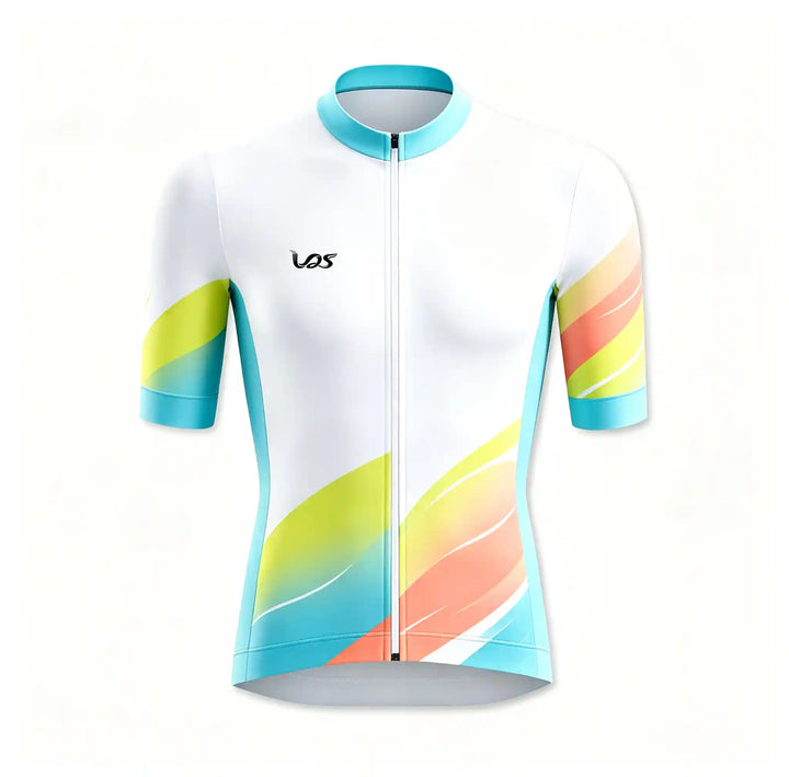 Diamond Pattern Hybrid Cycling Jersey