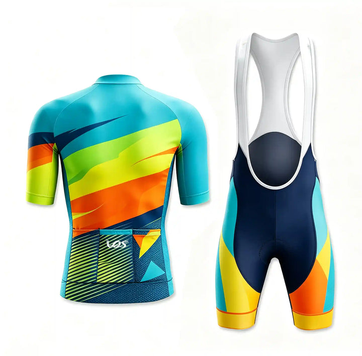 Fountain Blue Hybrid Cycling Jersey