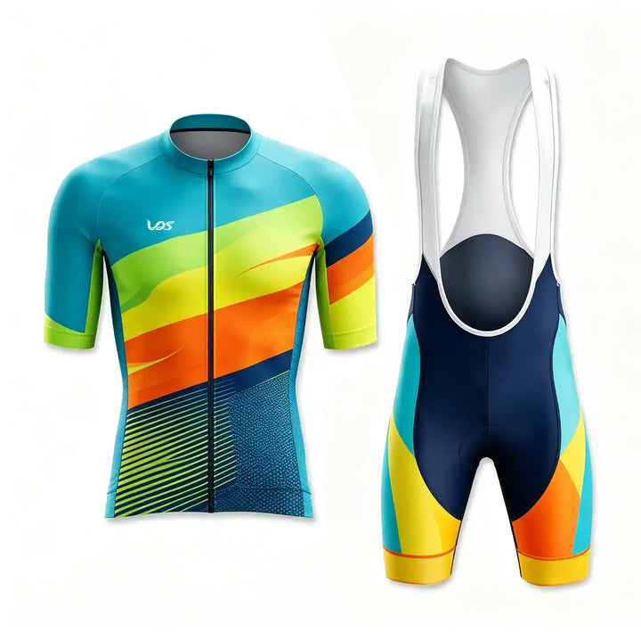 Fountain Blue Hybrid Cycling Jersey