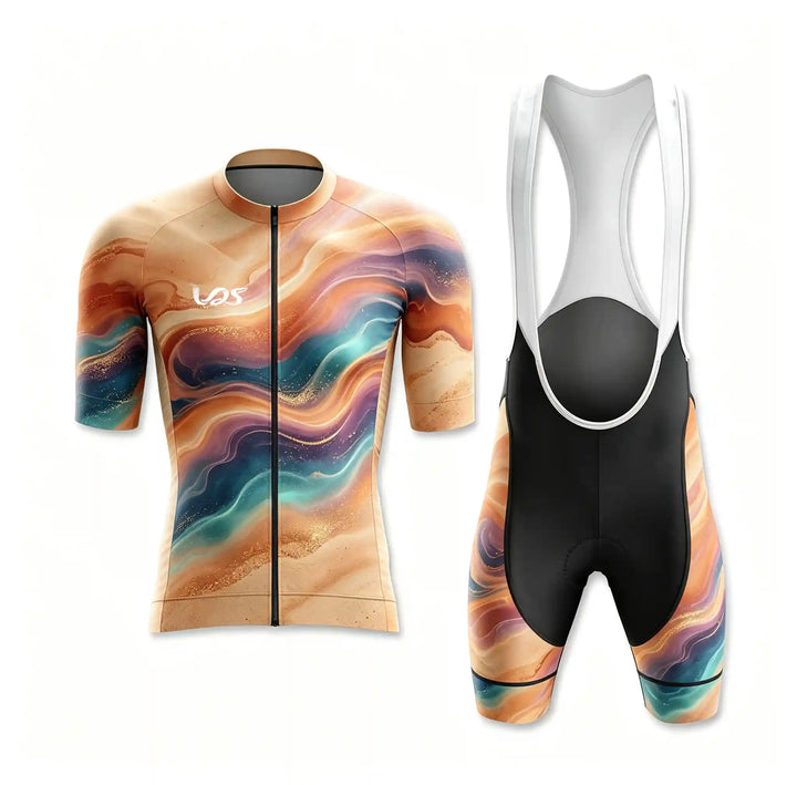 Beige Hybrid Cycling Jersey