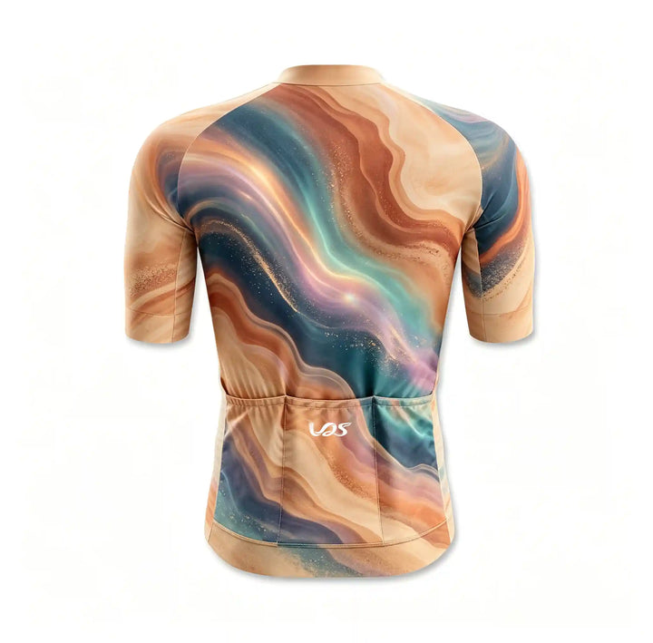 Beige Hybrid Cycling Jersey