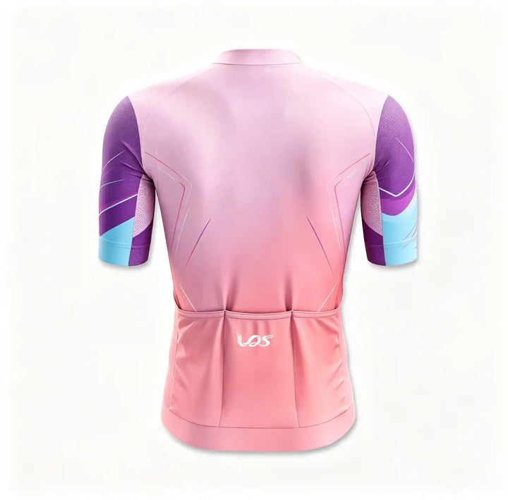 Blushing Pink Seamless Cycling Jersey