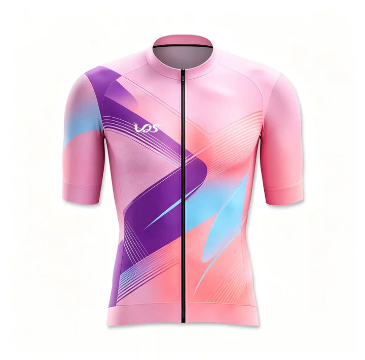 Blushing Pink Seamless Cycling Jersey