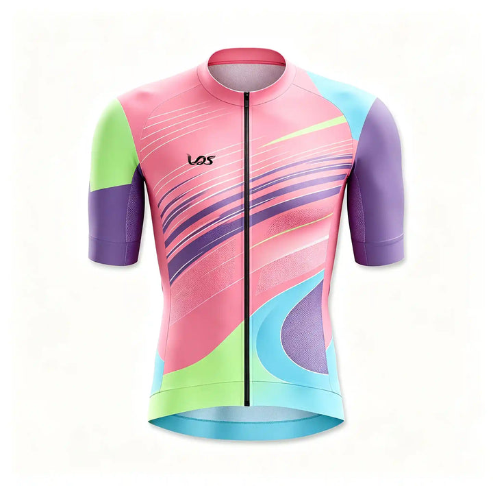Flamingo Pink Seamless Cycling Jersey