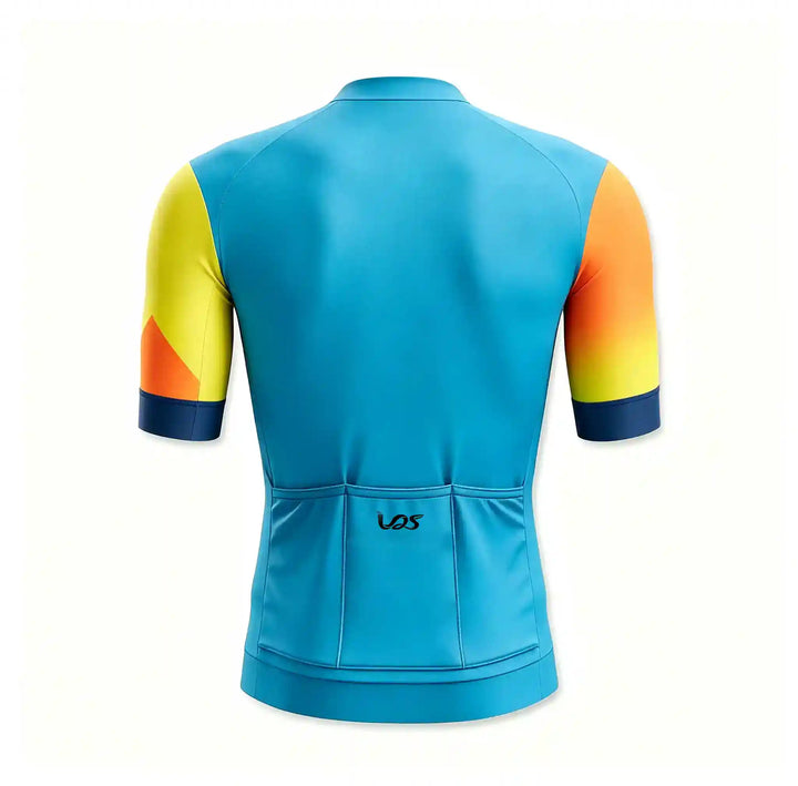 Tropical Blue Seamless Cycling Jersey