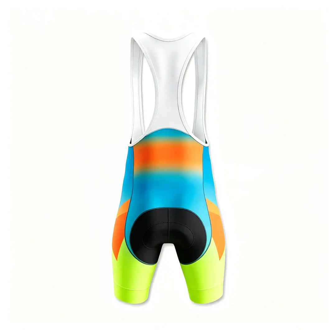 Cyan Opaque Seamless Cycling Jersey