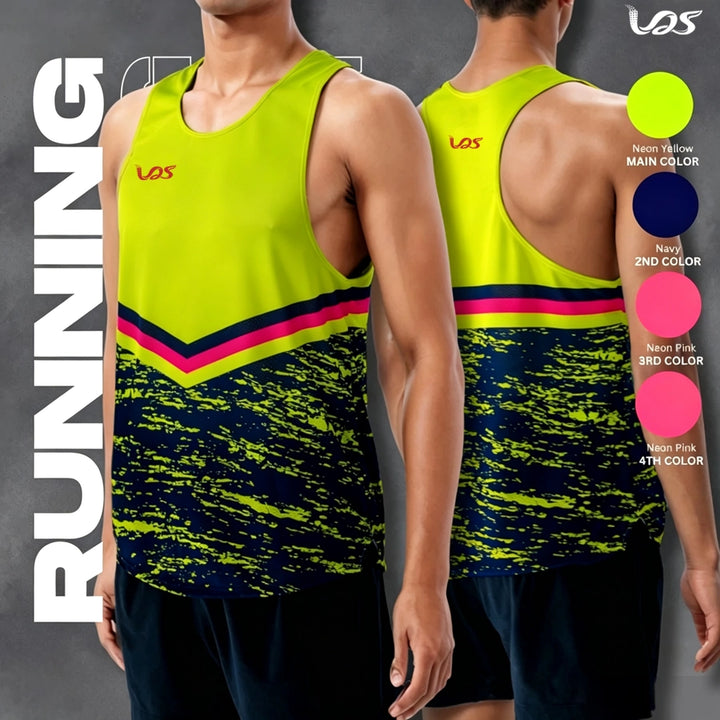 MotionX Neon Running Singlet