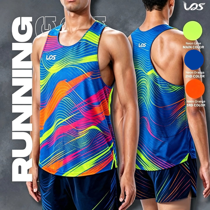 Roadracer Neon Running Singlet